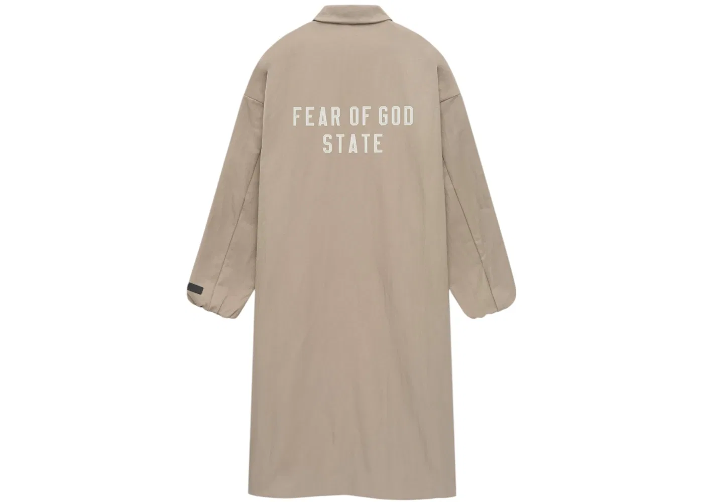 Мужское пальто текстурированное нейлоновое Trench Fear of God, Desert Sand