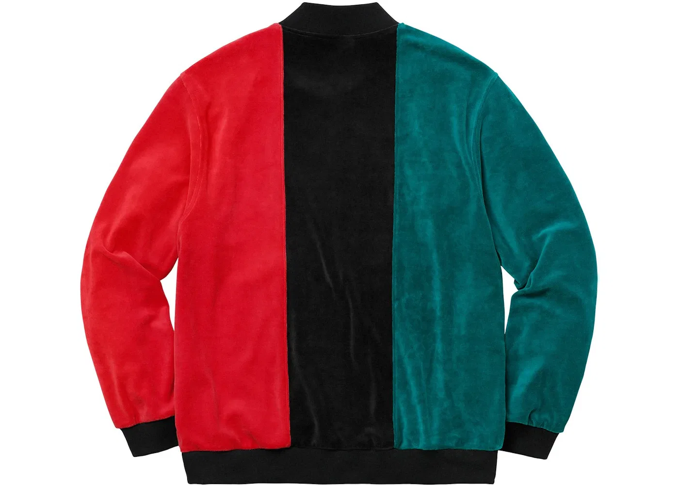 Мужская куртка из велюра Supreme, Black — фото 2