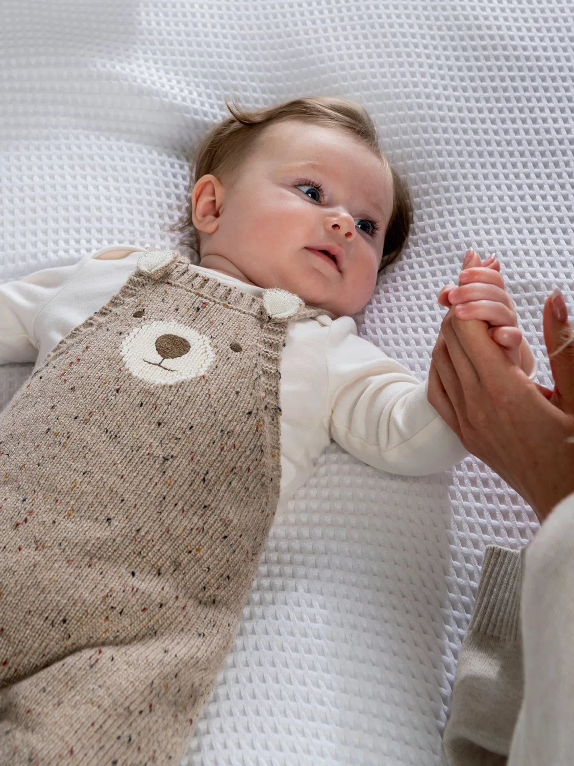 Комбинезон-боди с ушками мишки Mamas & Papas, коричневый — фото 4