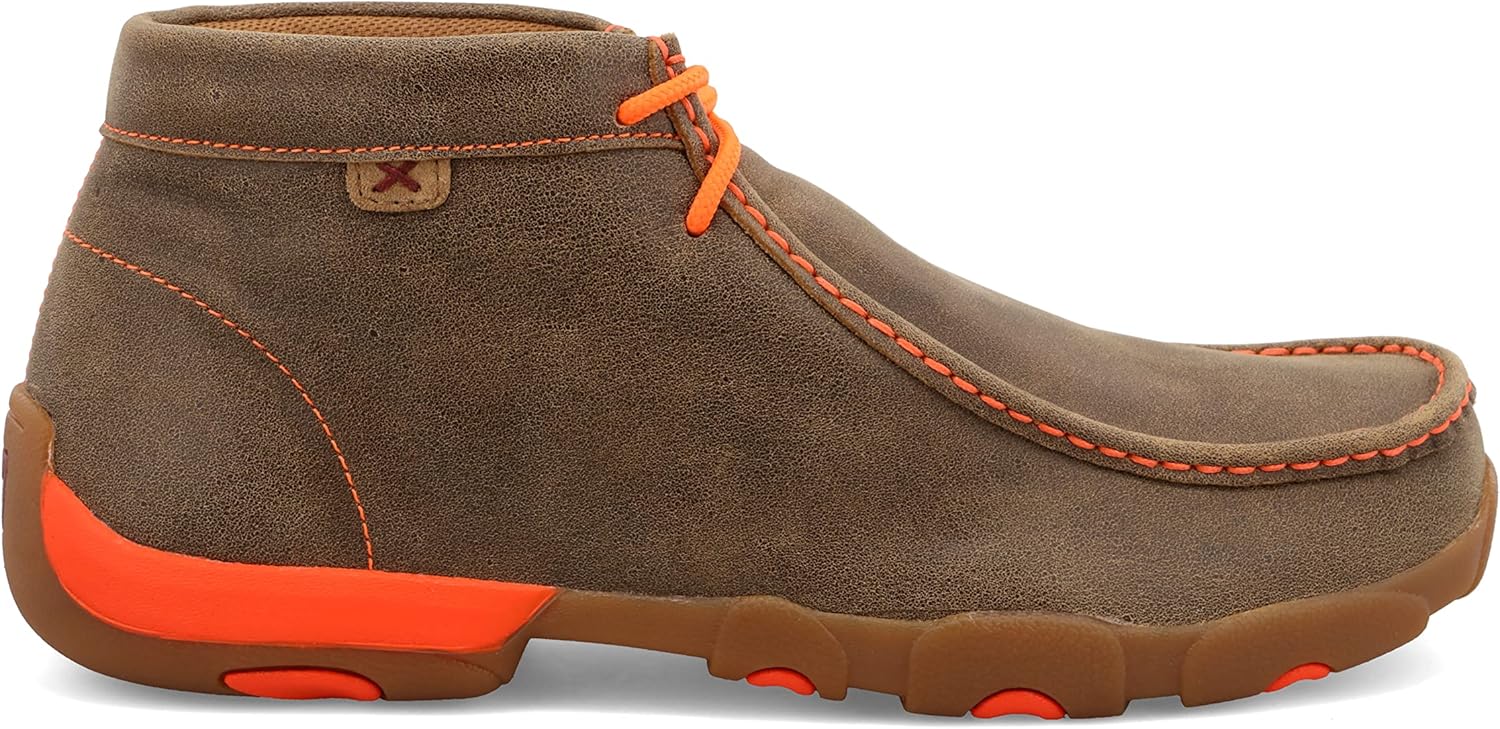 Мужские мокасины Twisted X Chukka Driving Moc, оранжевый — фото 4