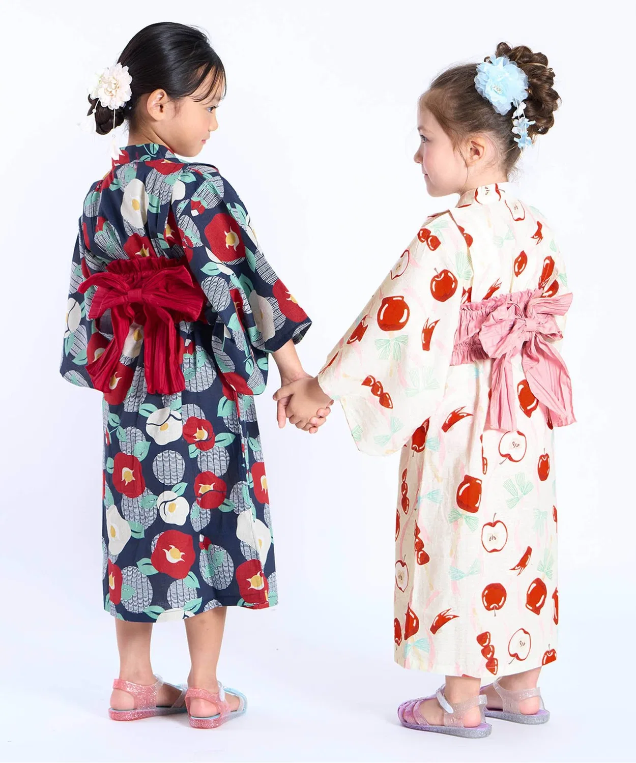 Быстронадеваемое кимоно Yukata Ampersand 100% хлопок цвет лаванда — фото 3