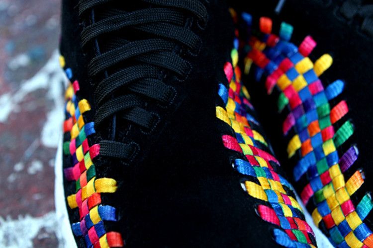 Кроссовки Nike Air Footscape Wvn Chkka Prm Qs, черный — фото 3