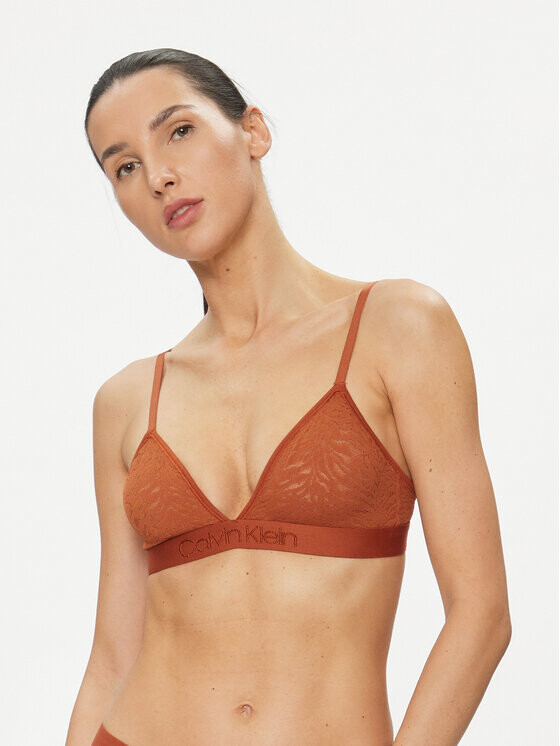 

Бюстгальтер без косточек Calvin Klein, оранжевый