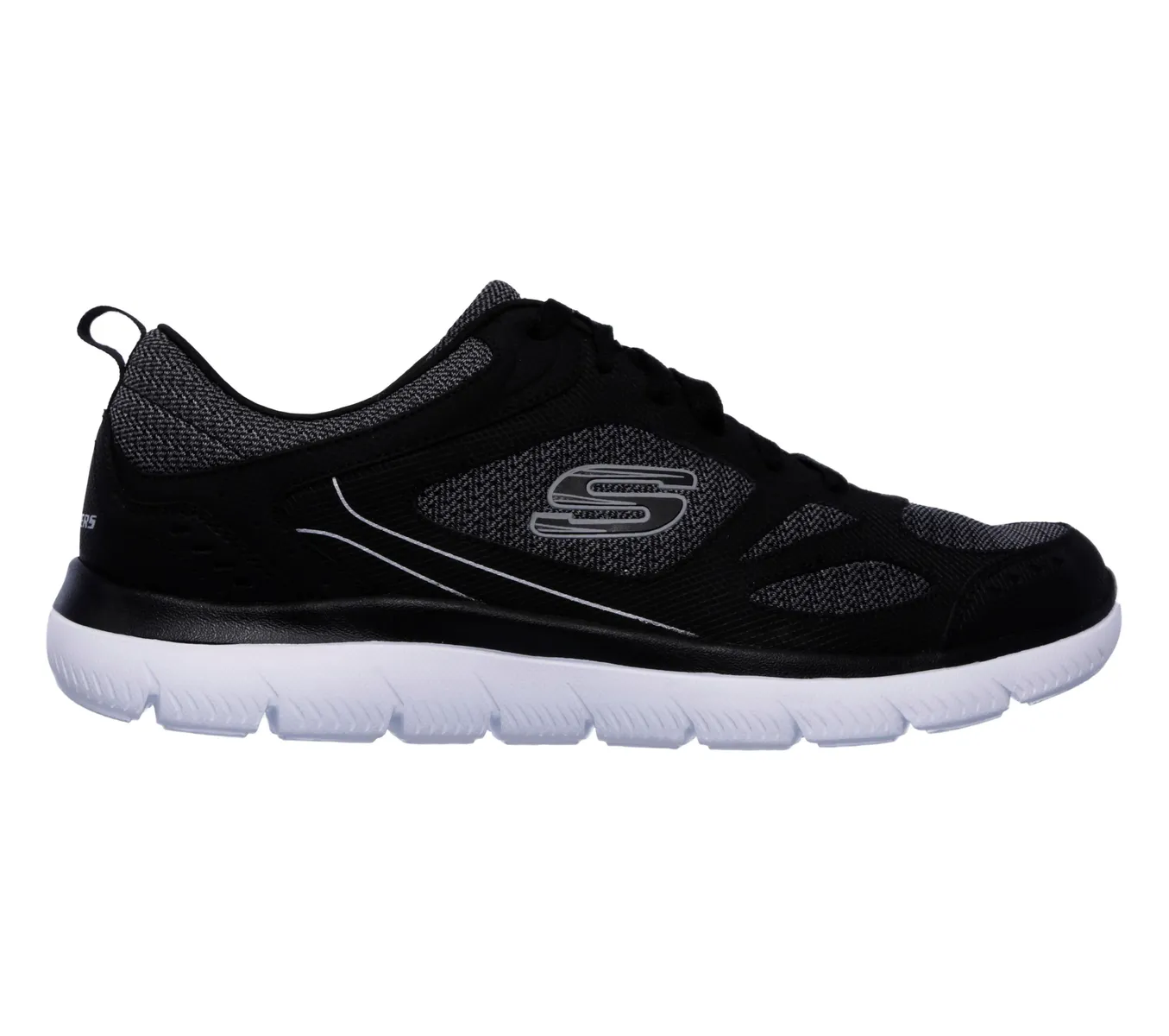Кроссовки Skechers "Summits-South Rim", выполненные из современного материала, повседневная обувь, полуботинки, туфли на шнуровке, серый