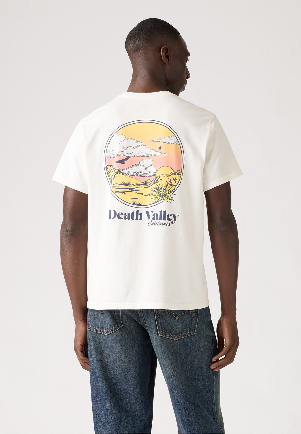 

Футболка с принтом RELAXED FIT TEE Levi's, белый