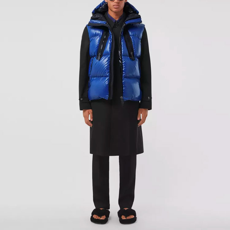 Куртка пуховая Burberry Ocean синий — фото 3