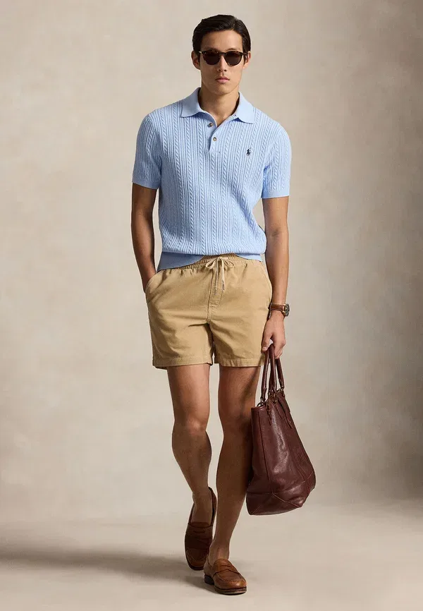 Шорты Polo Ralph Lauren 6 inch polo prepster corduroy short shorts, цвет хаки — фото 2