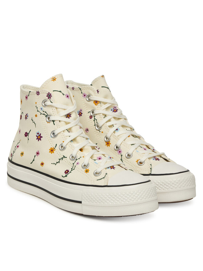 Тканевые кеды Chuck Taylor All Star Lift A15536C Converse, бежевый — фото 2