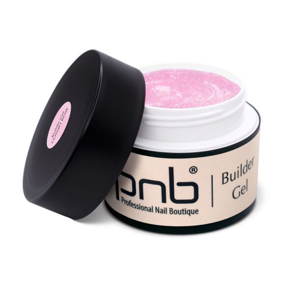 Гель для наращивания ногтей УФ/светодиодный Cosmo Rose, 50 мл Pnb Builder gel, цвет cosmo rose — фото 3