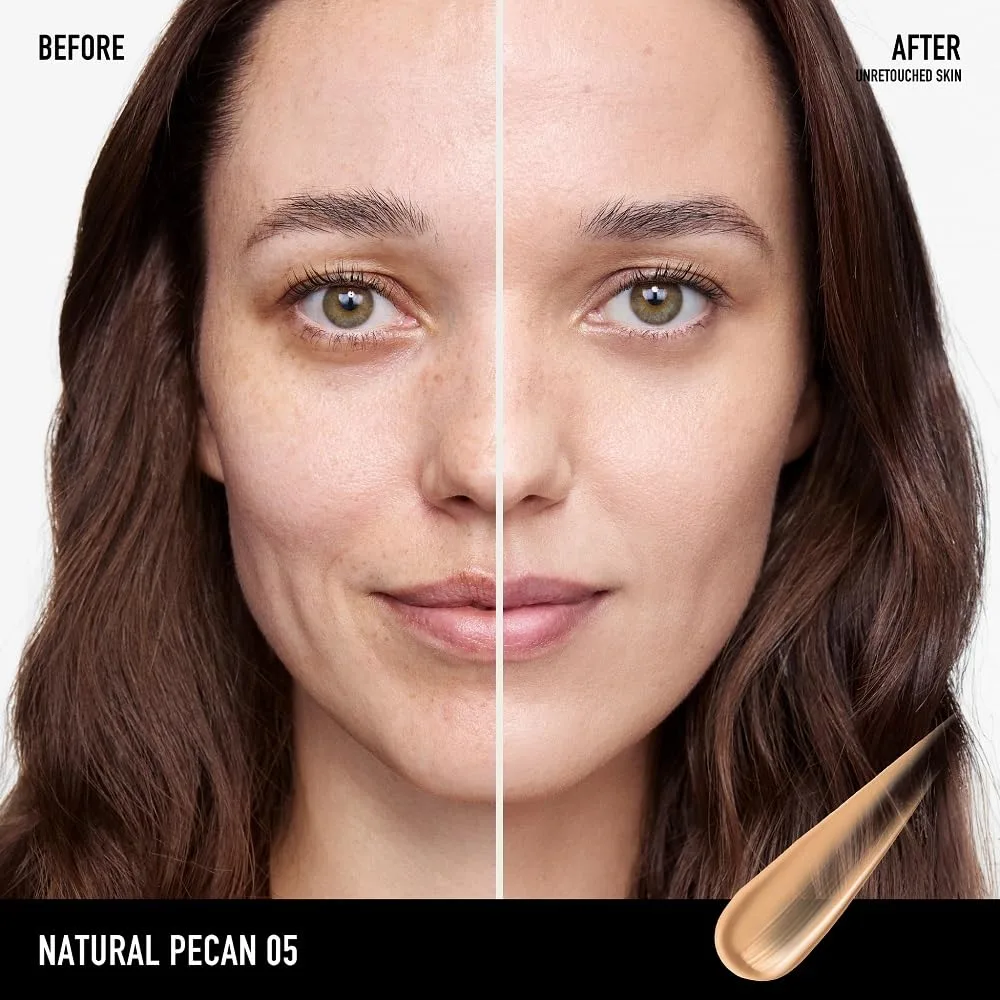 bareMinerals Complexion Rescue тонирующий увлажняющий крем с SPF 30, увлажняющий тонированный минеральный солнцезащитный крем с гиалуроновой кислотой, легкое покрытие Полноразмерный, AJ Natural Pecan 05 — фото 3