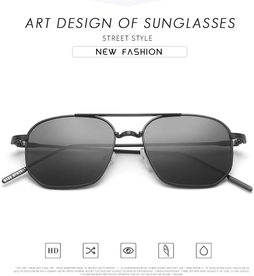 

Солнцезащитные очки для женщин 2027 года, многоугольная форма, металлическая оправа, винтажные ретро-солнцезащитные очки для женщин, золотисто-синие MTZJH, One Color