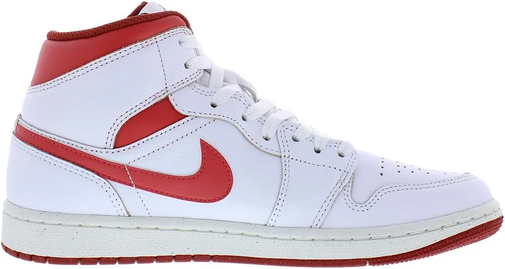 Кроссовки мужские Nike Air Jordan 1 Mid Se, цвет White Lobster Dune Red Sail — фото 3