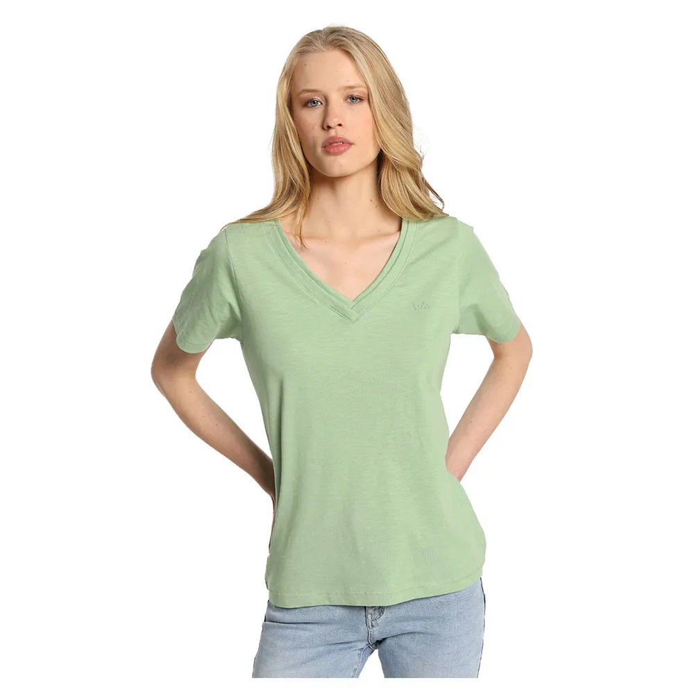 

Футболка Lois Jeans 10937 short sleeve v neck, зеленый