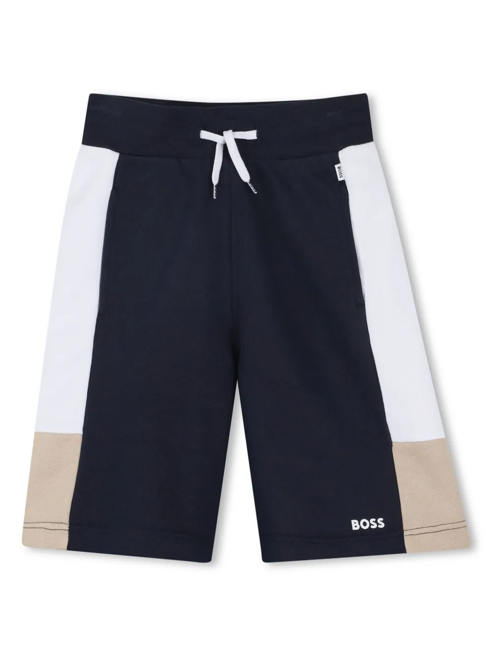 

Шорты с логотипом BOSS Kidswear, синий