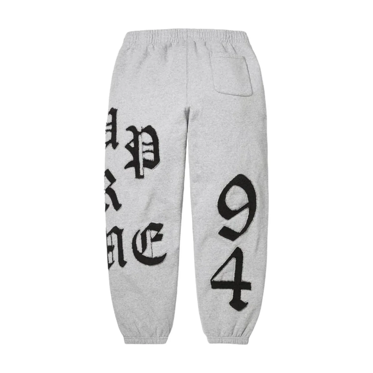 Спортивные штаны Supreme SS26 с вырезами, цвет «серый меланж» — фото 2