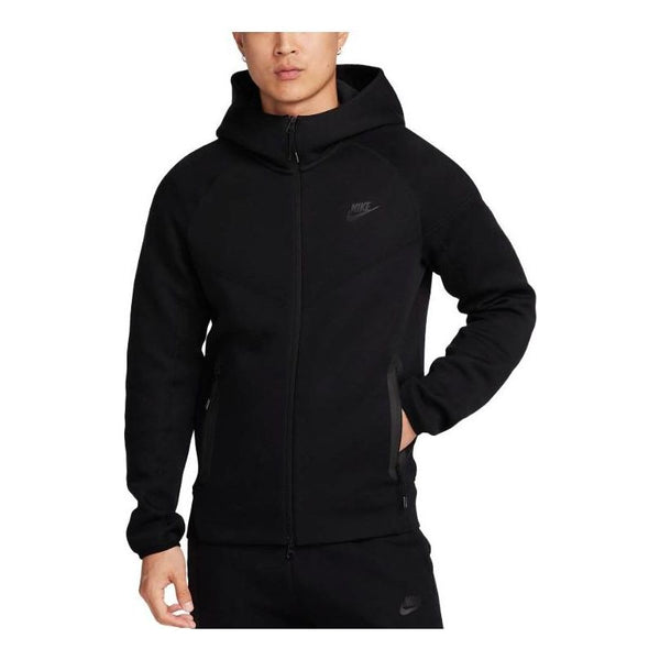 

Куртка Nike Tech Fleece Full Zip Windrunner Hoodie 'Black', черный