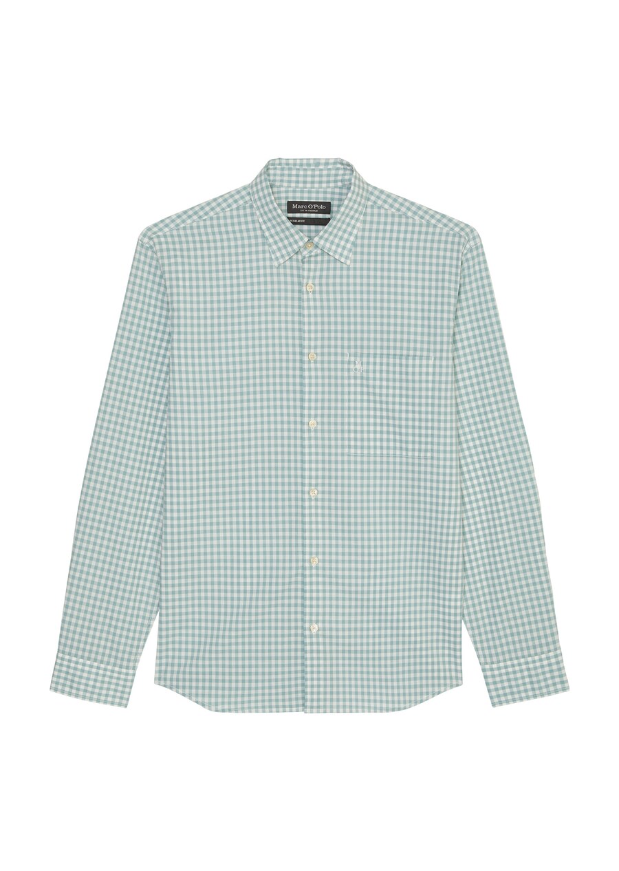 

Клетчатая рубашка Marc O'Polo Regular fit Button Up Shirt, светло-зеленый