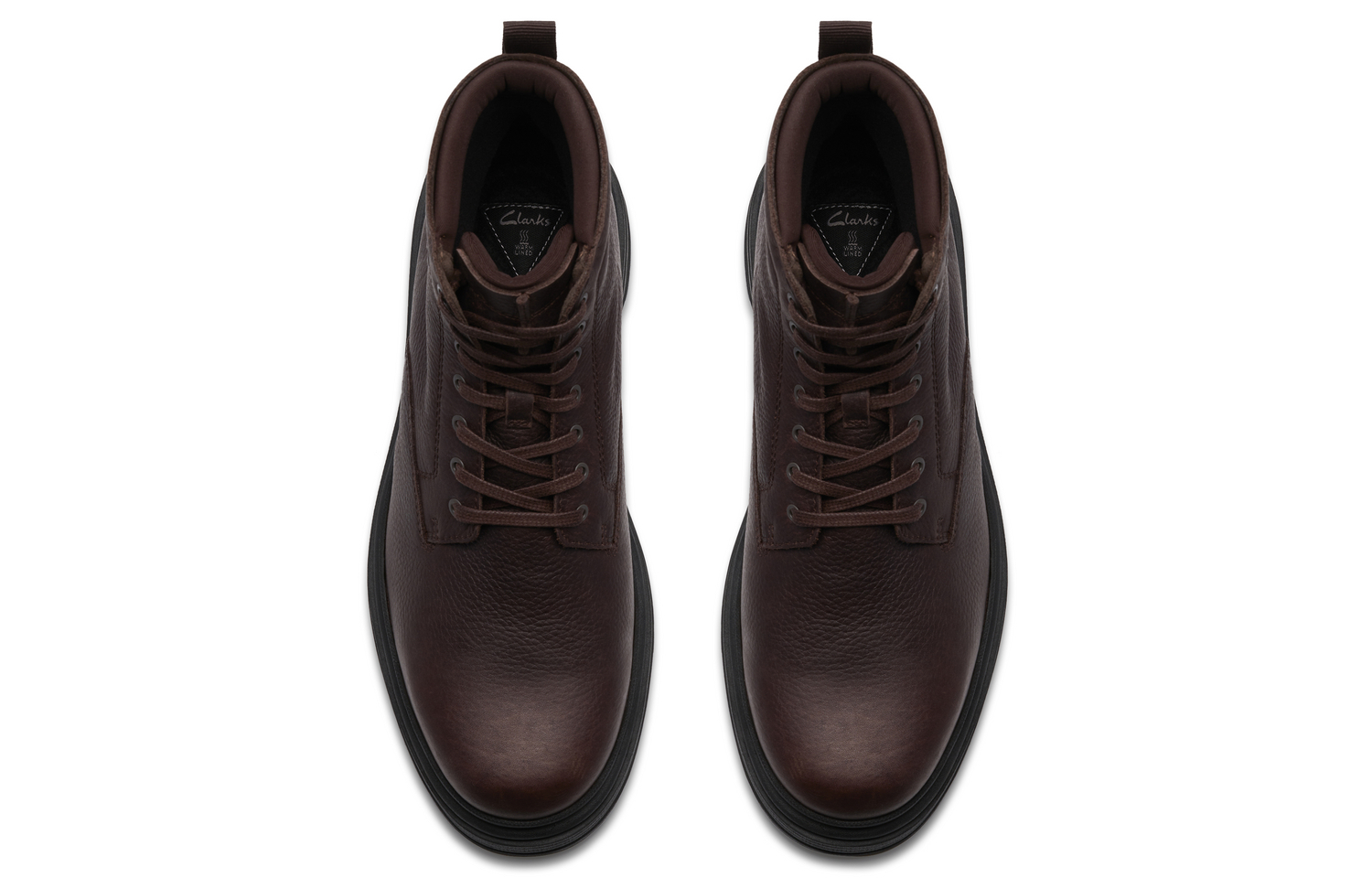 Коричневые ботинки Martin для мужчин Clarks, коричневый — фото 4