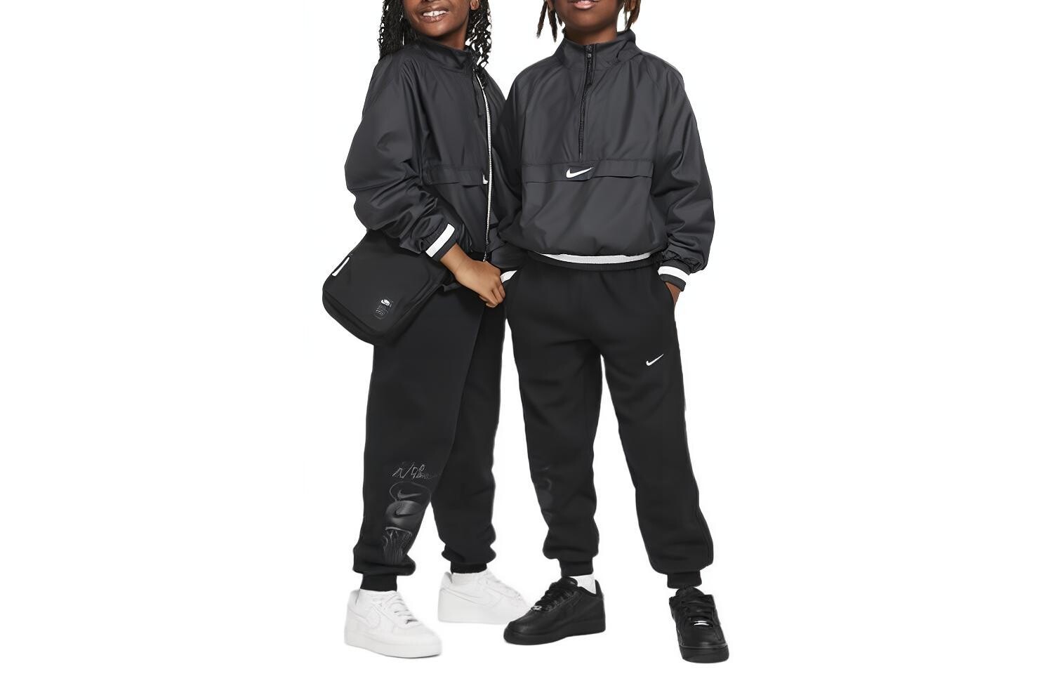 

Детские трикотажные спортивные штаны Nike, цвет Black