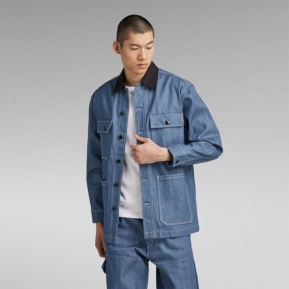 

Куртка G-Star Chore Denim, синий