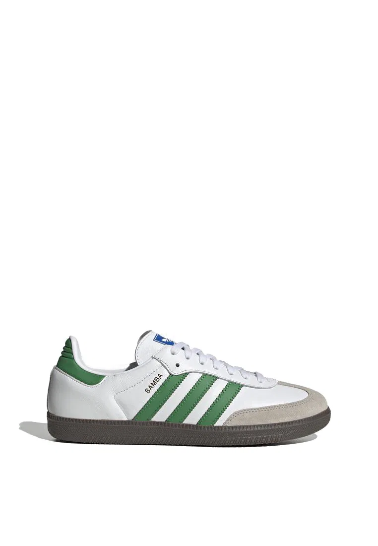Кроссовки, низкие, Samba OG, Adidas, белый