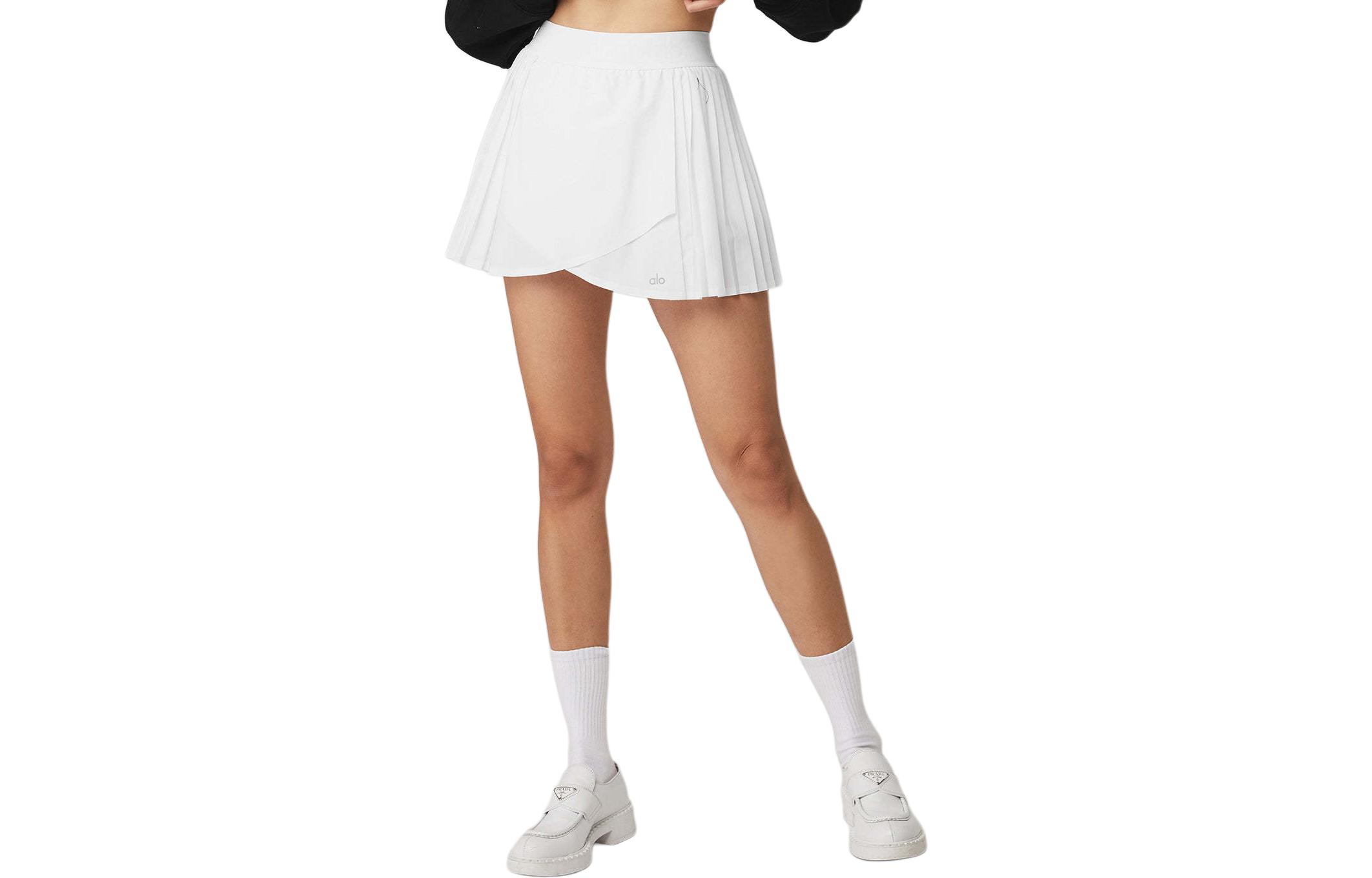 

Повседневная короткая юбка женская Alo Yoga, белый
