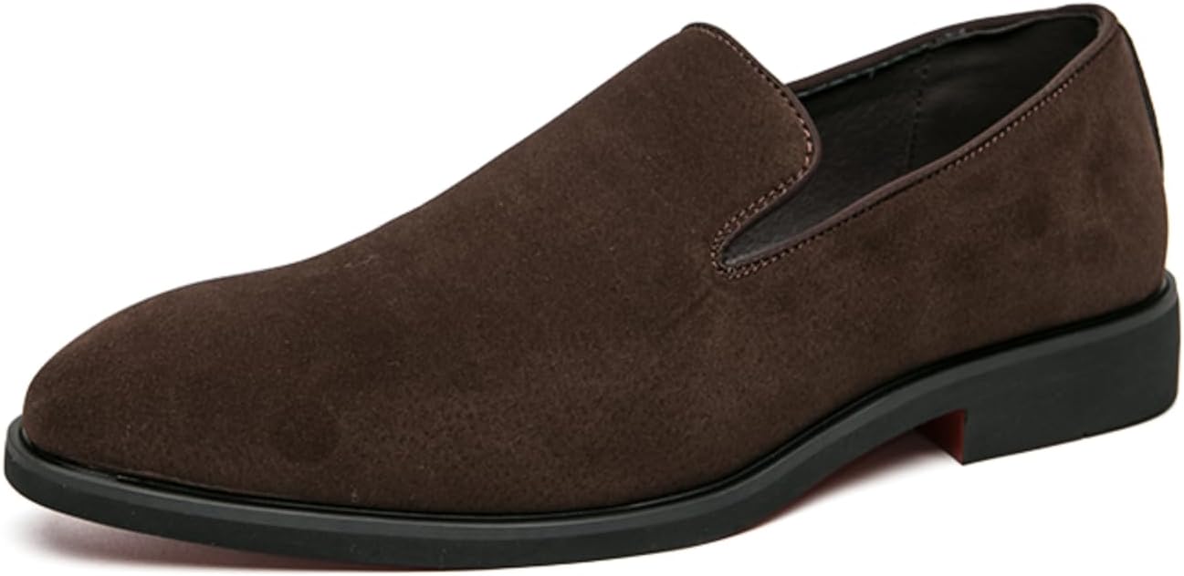 

Мужские лоферы без шнурков: классический дизайн, официальный стиль, изысканные и элегантные, подходят для различных случаев Aokisx, коричневый