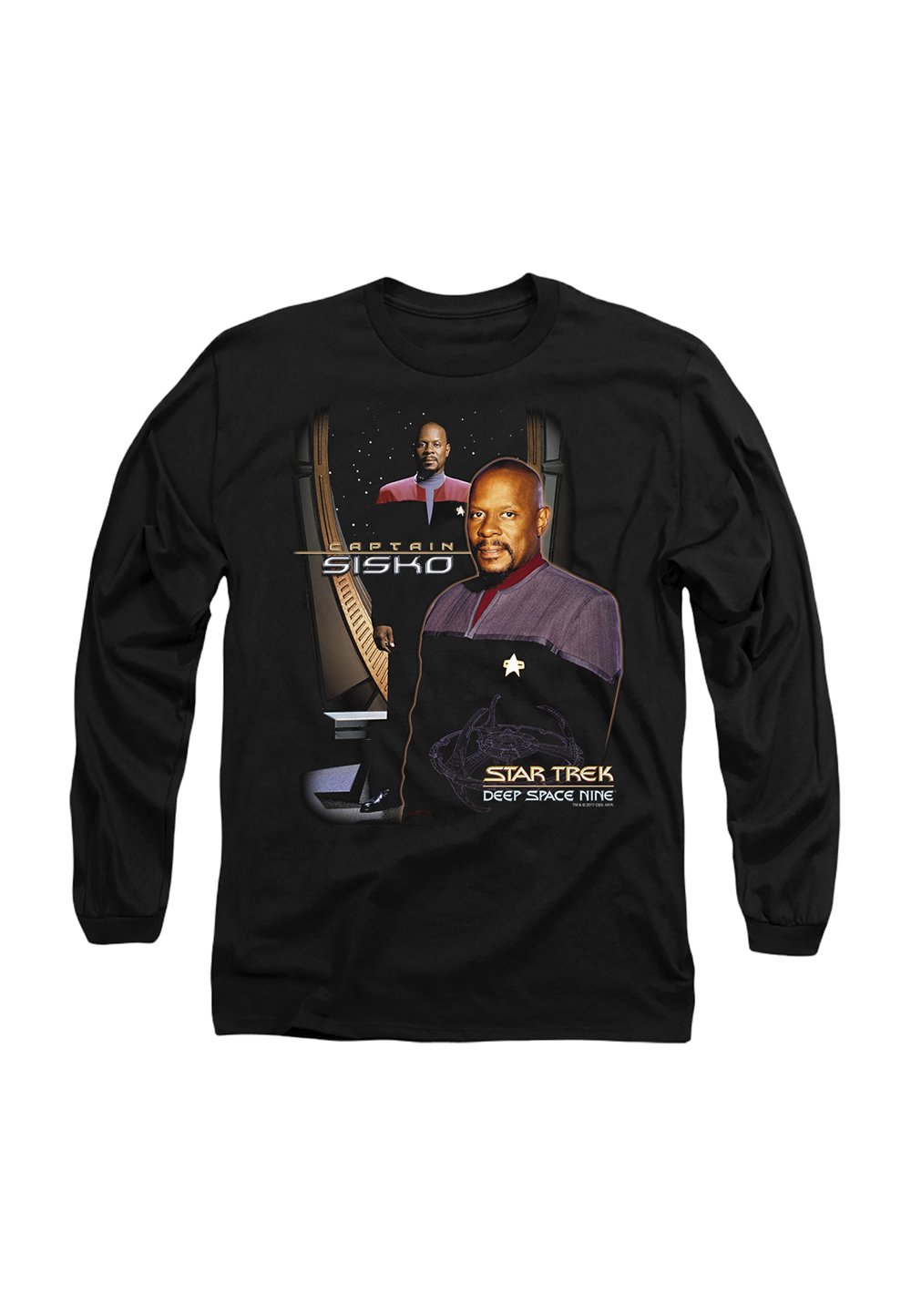 

Топ с длинными рукавами STAR TREK CAPTAIN SISKO Cotton Soul, черный