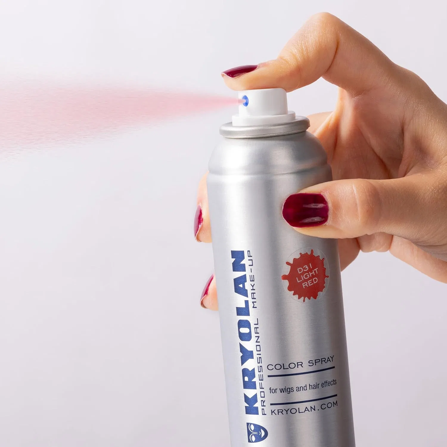 Временный цветной спрей для волос «Color Spray D 43 Dark Blue» от Kryolan Kryolan — фото 4