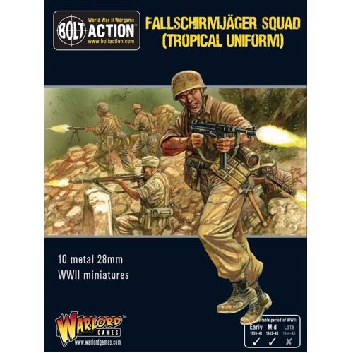 

Фигурки Fallschirmjager Squad (Tropical Uniform)