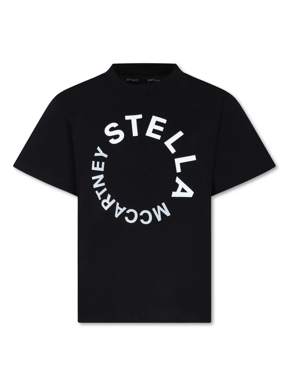 

Футболка из органического хлопка с логотипом Stella McCartney Kids, черный