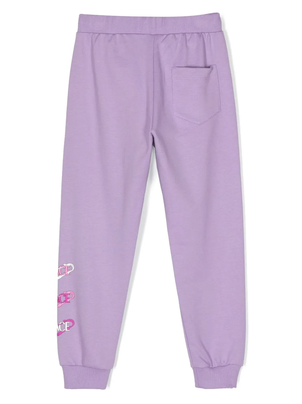 Спортивные брюки с принтом Medusa Safety Pin Versace Kids, фиолетовый — фото 2