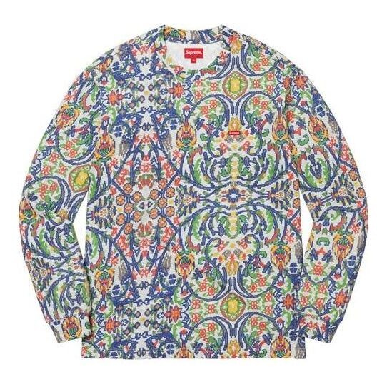

Футболка small box l/s t-shirt 'multi-color' Supreme, мультиколор