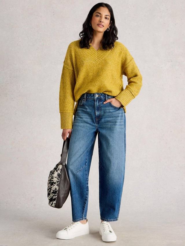 

Джинсы Aubrey бочкообразного кроя из хлопковой смеси White Stuff