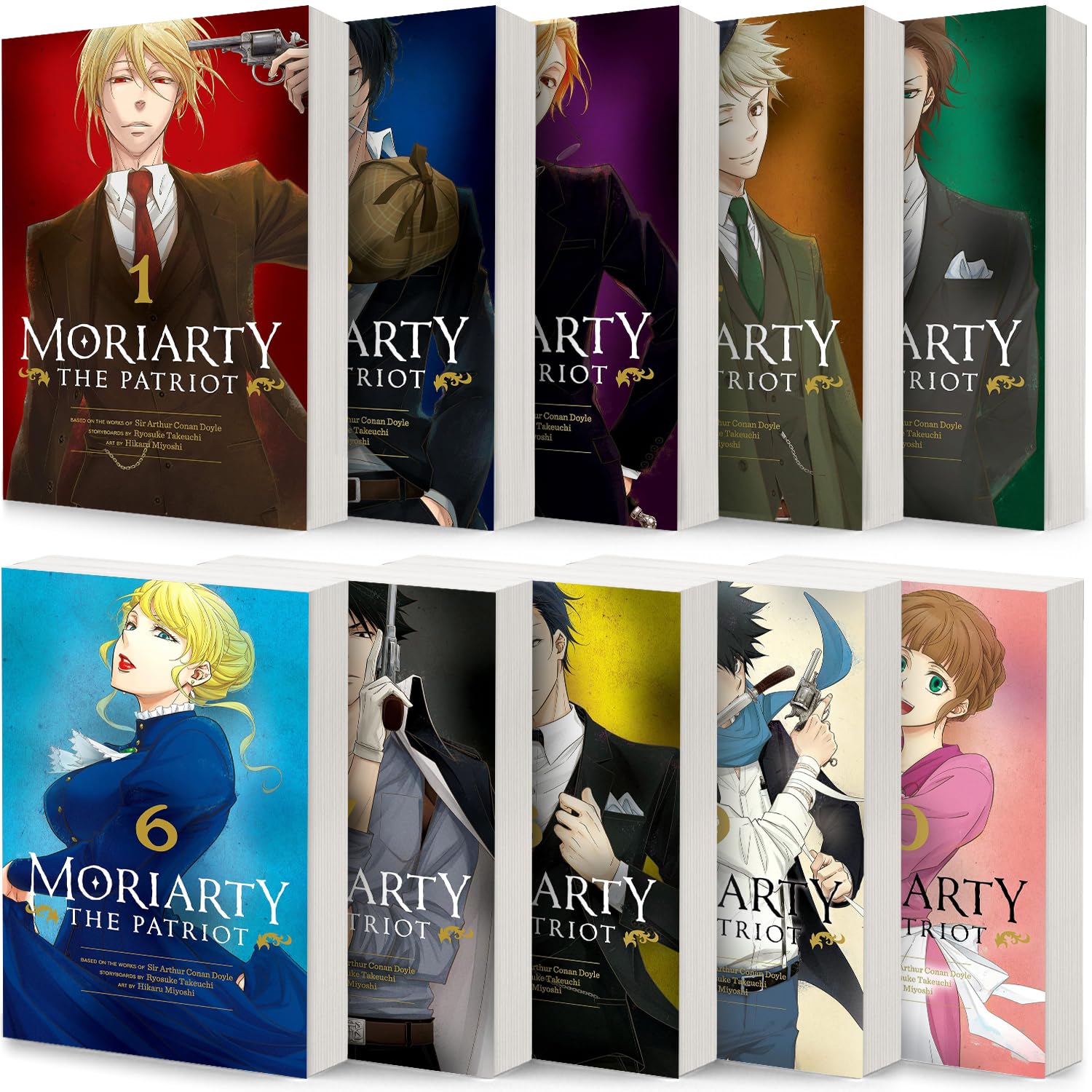 

Moriarty the Patriot 10-book Manga Set Vol. 1-10 (Viz Media)