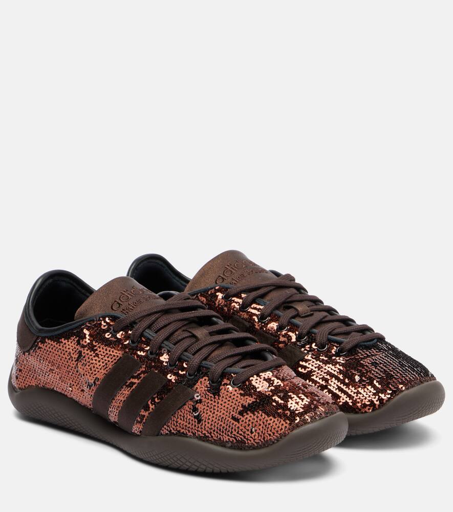 Wales Bonner Karintha кроссовки с пайетками Adidas, Dark Brown
