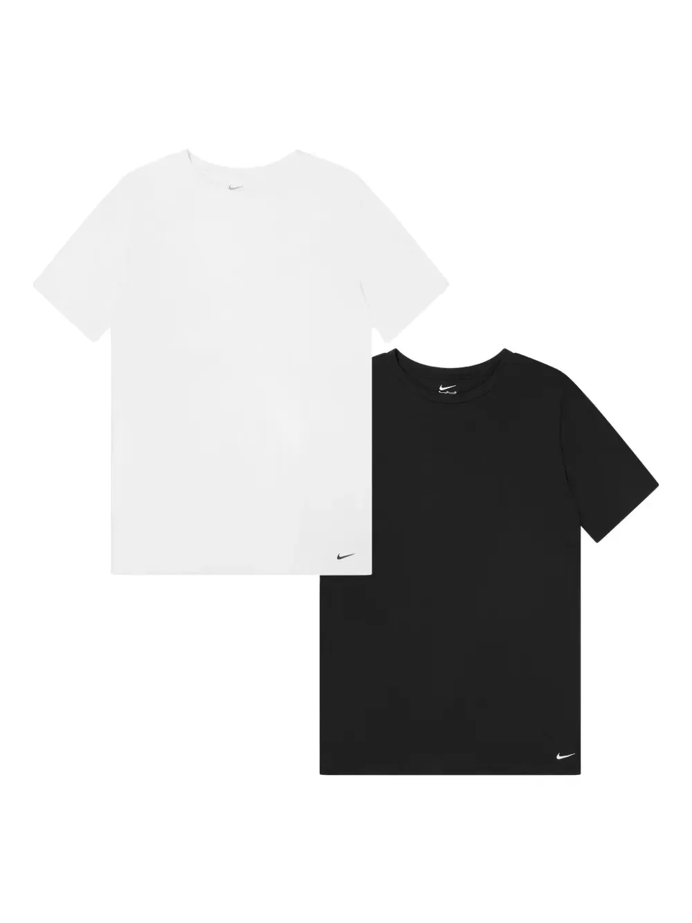 Футболки Swoosh (комплект из двух штук) Nike Kids, черный