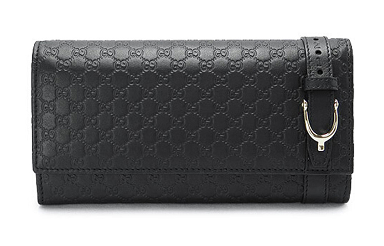 

GUCCI Кожаный женский кошелёк чёрный