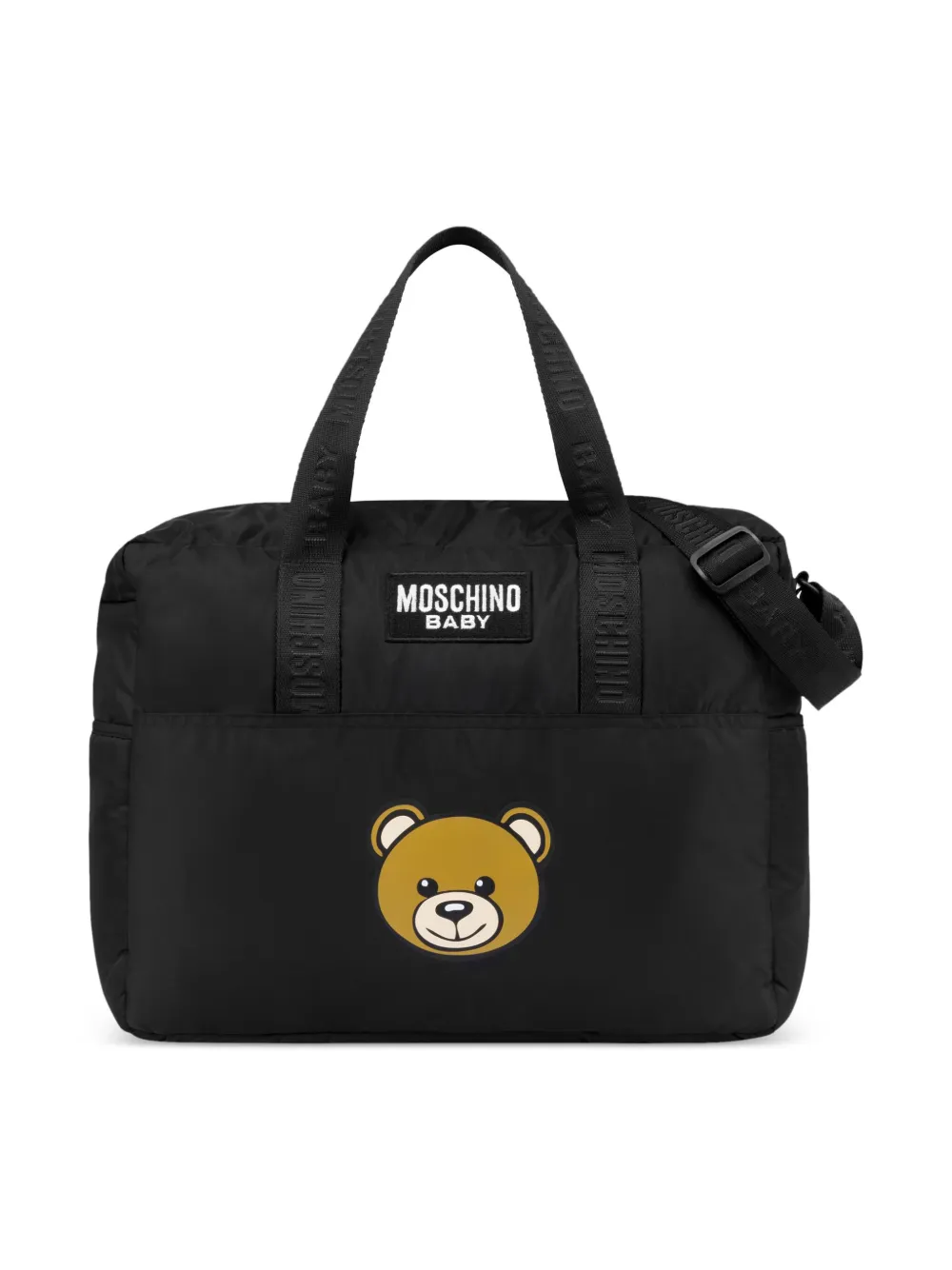 

Пеленальная сумка Teddy Bear Moschino Kids, черный