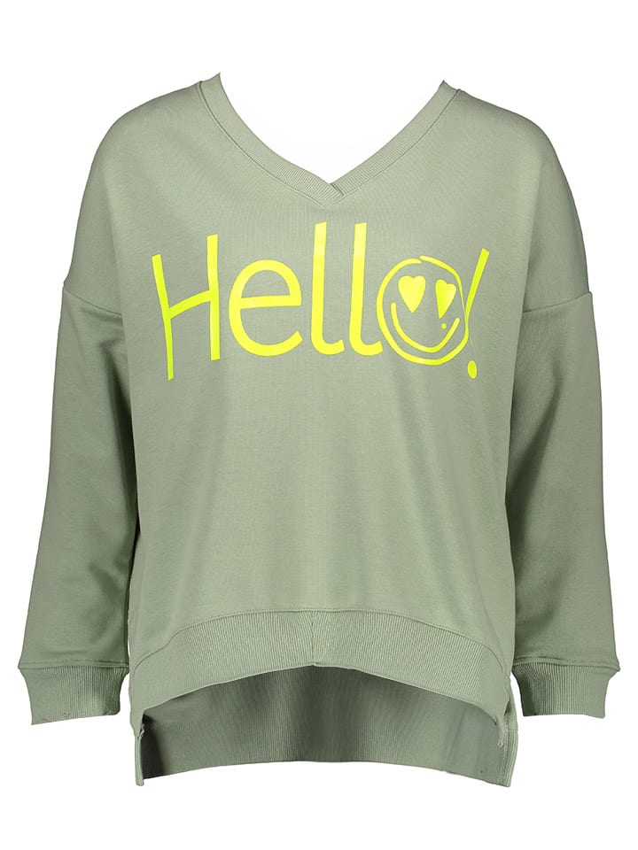 

Толстовка miss goodlife Sweatshirt Hello, цвет Salbei