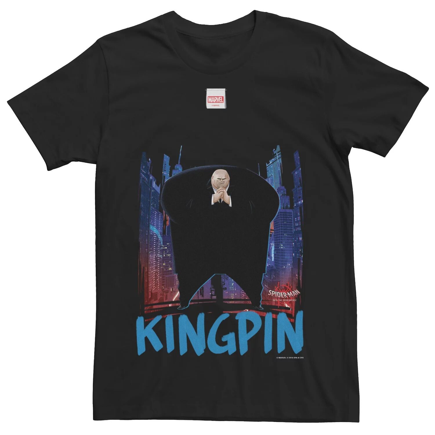 

Мужская футболка с портретом Kingpin: Into The Spider-Verse Kingpin Marvel