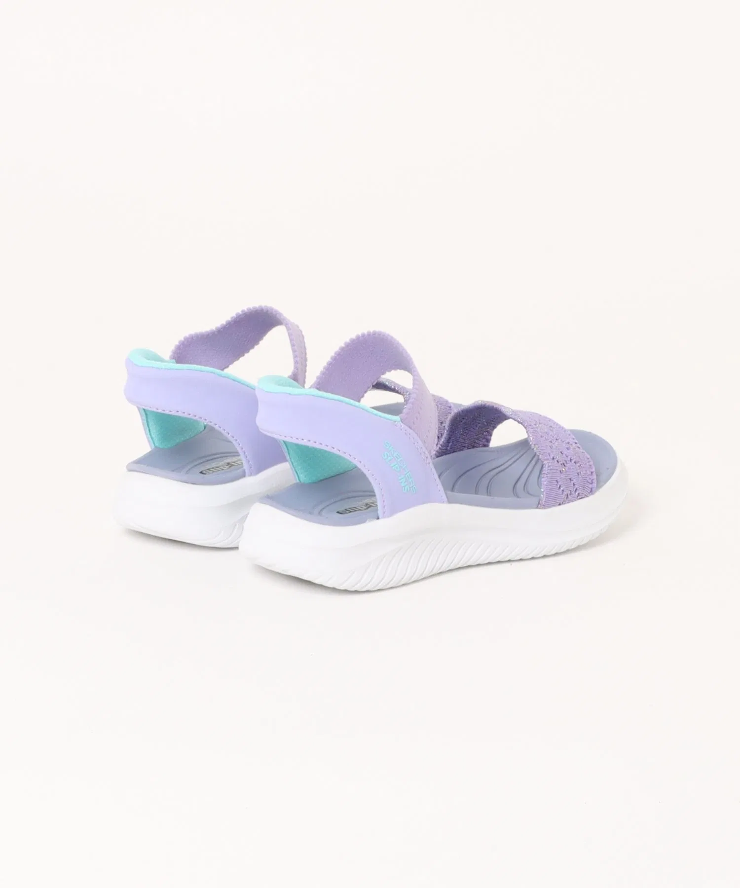 Детские спортивные сандалии SKECHERS Ultra Flex 3.0 Hermosa Breeze чёрно-розовые — фото 2