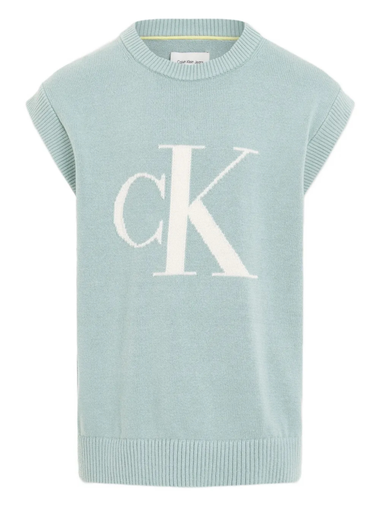 

Calvin Klein Kids толстовка с логотипом, зеленый
