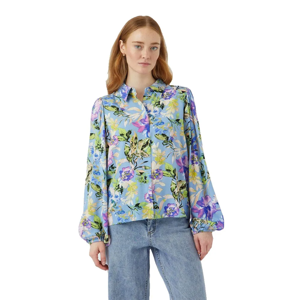 

Рубашка с длинным рукавом Yas Asina, синий