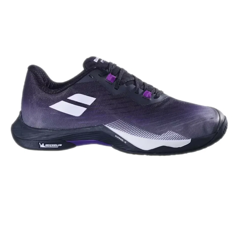 Мужские кроссовки для бадминтона «Shadow Tour 5» от Babolat, Black X Purple — фото 2
