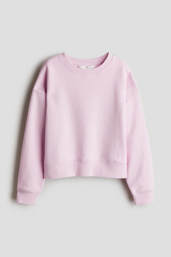 

Толстовка с круглым вырезом H&M, розовый