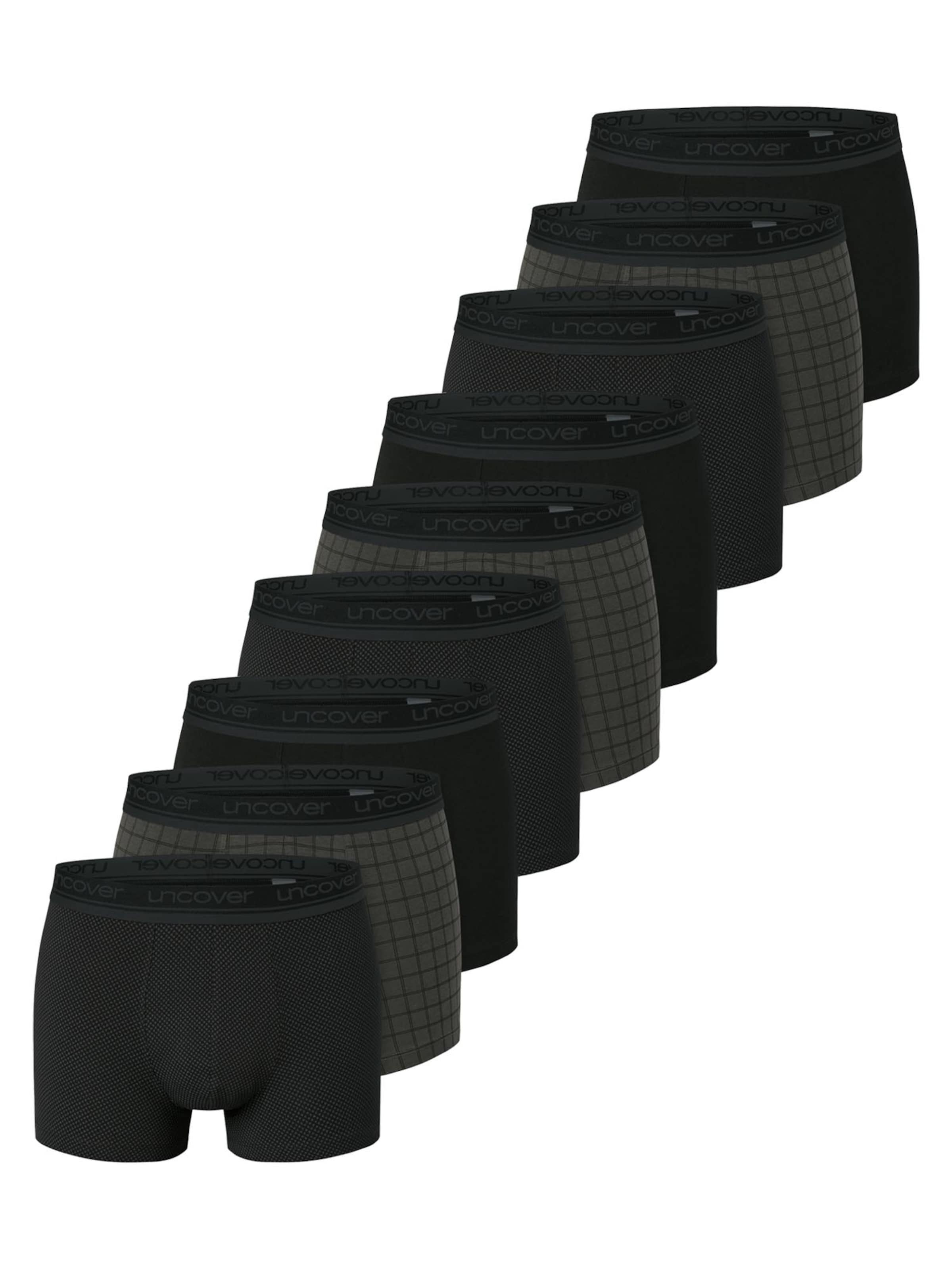 

Uncover by SCHIESSER Боксеры 'Cotton' в черном цвете