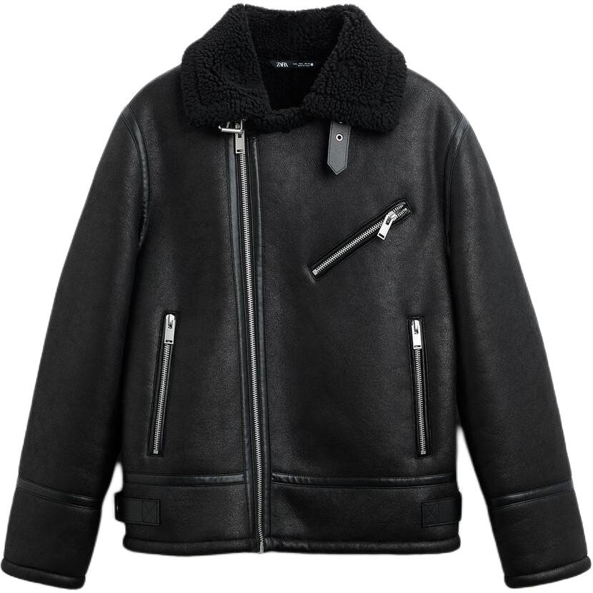 

Куртка мужская черная Zara, черный