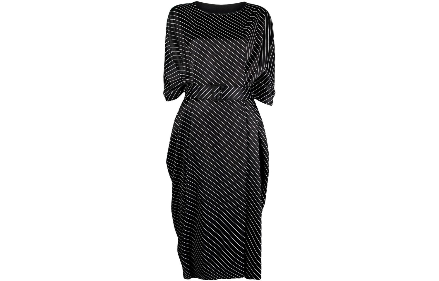 

Платье женское Mm6 Maison Margiela с косой полосой, черный