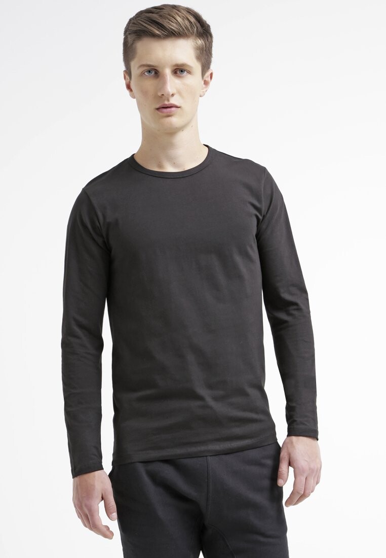

Футболка с длинным рукавом JJBASIC Jack & Jones, черная